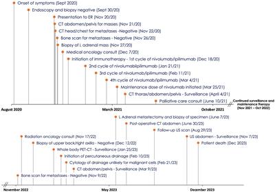 Management of undifferentiated adrenal gland metastases from malignant melanoma: case report